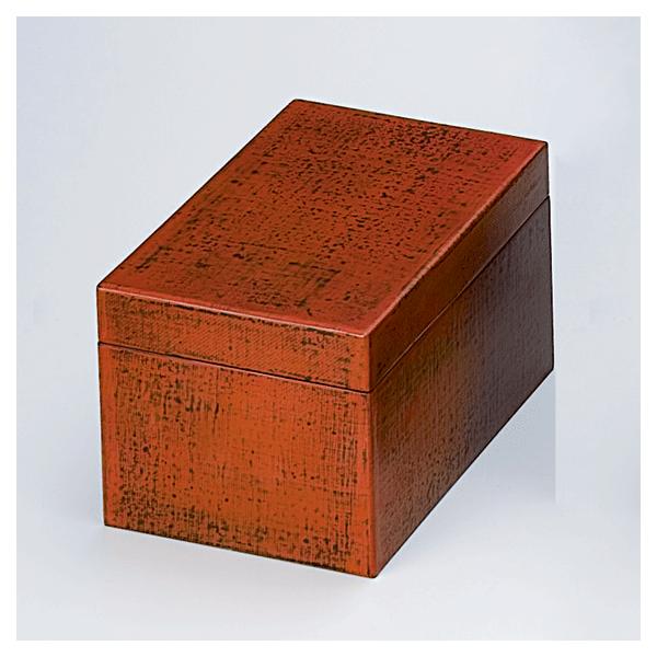 茶道具 茶箱 根来塗 利休 茶道具 茶箱 】利休茶箱 根来塗 湖彩作（化粧箱）(茶箱のみ) : ティー