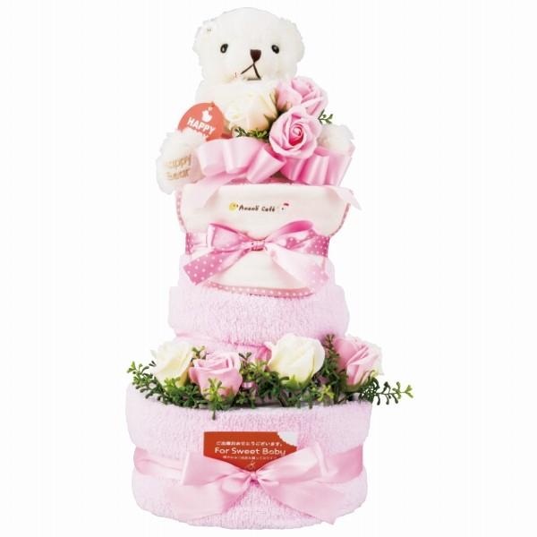 おむつケーキ 3段 ピンク p Op 95 055 内祝い ギフト 出産内祝い 引き出物 結婚内祝い 快気祝い お返し 志 Ap Tns ギフト工房まごころ屋 通販 Yahoo ショッピング