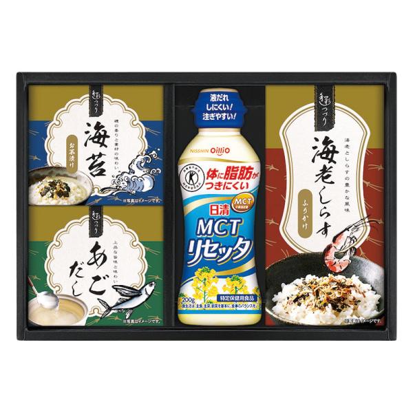 日清MCTリセッタ＆和風詰合せ NRW-BO (個別送料込み価格) (-L1056-017-) | 内祝い ギフト 出産内祝い 引き出物 結婚内祝い 快気祝い お返し 志