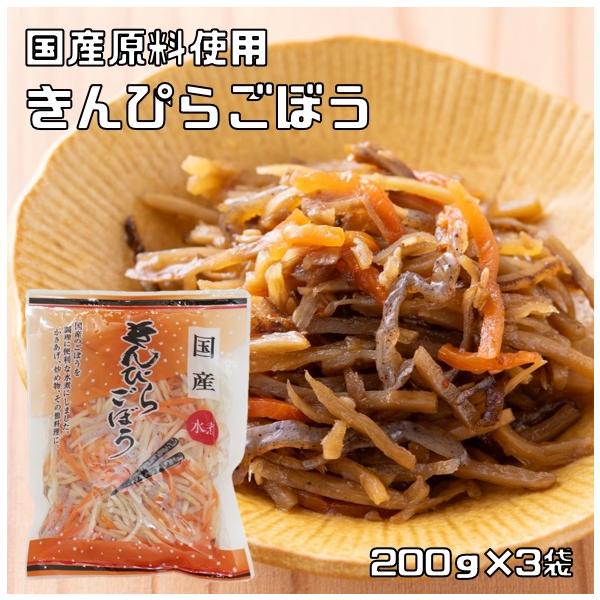 国産原料使用　きんぴらごぼう　200ｇ×20袋　　【国内産　国内加工　水煮　ささがき牛蒡　アスカフーヅ　こんにゃく　人参　れんこん】