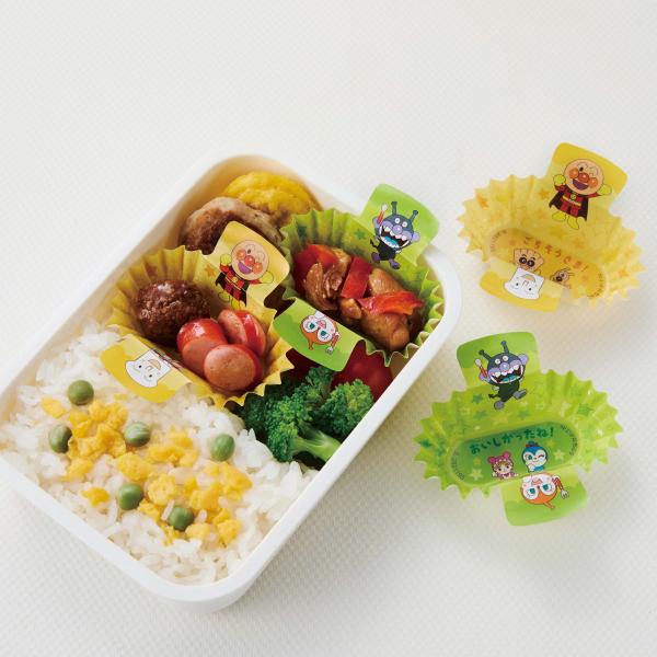 おかずカップ お弁当グッズ キャラ弁 しょくぱんまん ばいきんまん ドキンちゃん トルネ バンダイ (それいけ！アンパンマン 抱きつき おべんとう カップ 11001)