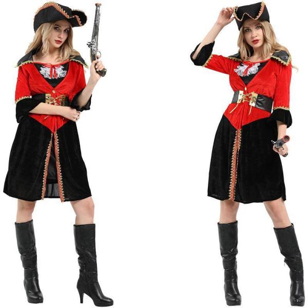 女海賊 ハロウィン コスプレ 海賊 王女 ドラキュラ カリブ海 魔女 巫女 悪魔 衣装 ドラキュラ コスチューム 女性 大人用 クリスマス衣装