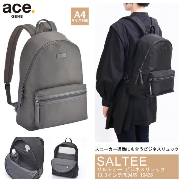 【美品】 ace. GENEレーベル サルティー 13L リュック バックパック bag-net-2_10427