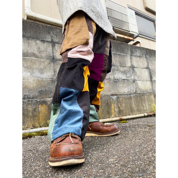 リメイクコーデュロイパンツ パッチワーク : 旅空 tabisora foolsgold