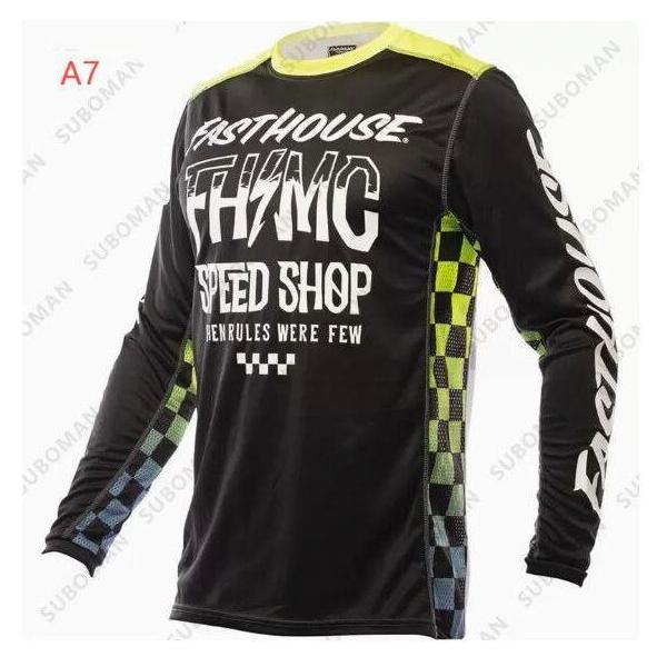オフロード お洒落 モトクロスジャージ 長袖 Tシャツ 春夏秋バイク用品 バイクウェア カジュアル マウンテンバイクウェア