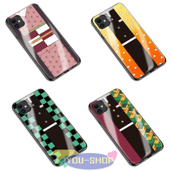 鬼滅の刃 竈門 炭治郎 我妻善逸 冨岡 義勇 禰豆子 iPhone 14 plus iPhoneX XS MAX XR iPhone11 Pro SE 13 mini 対応 スマホケース ガラス 強化ガラス ケース :pc-625784:旅とびshokin 通販 我妻善逸 スマホケース iPhone7