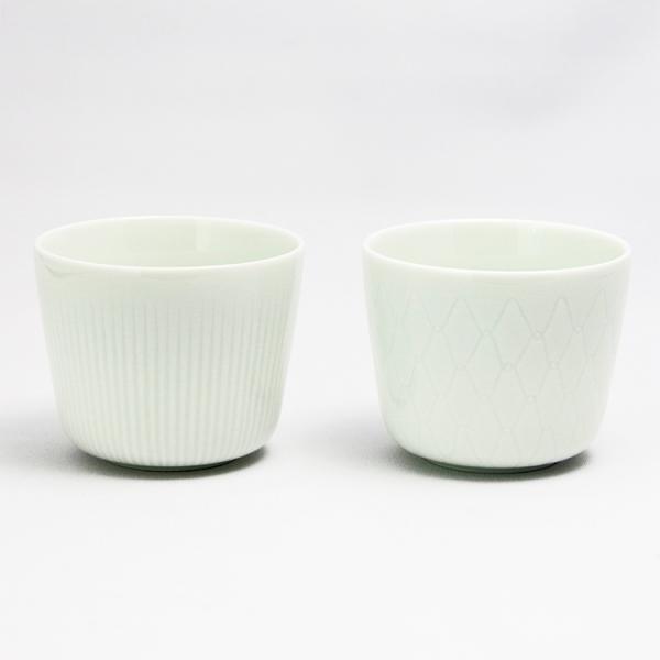 HORITSUKE（彫付） カップ 2個セット 瀬戸焼 湯飲み 伝統工芸品 民藝品 ギフト プレゼント 誕生日 お祝い 贈答品 敬老の日