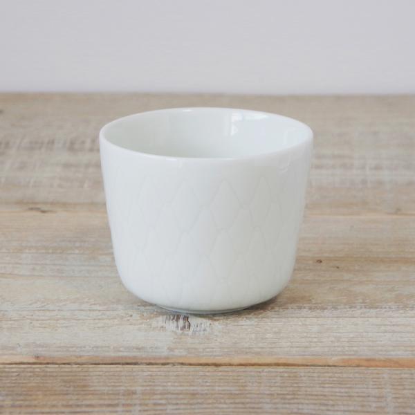 HORITSUKE（彫付） カップ 網 紙箱入り 瀬戸焼 湯飲み 伝統工芸品 民藝品 ギフト プレゼント 誕生日 お祝い 贈答品 敬老の日