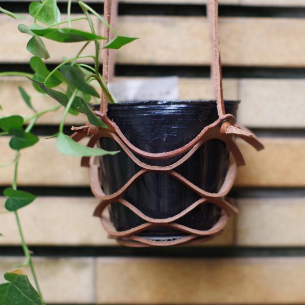 Therese Leather Plant Hanger プラントハンガー 本革 レザークラフト 日本製 ギフト プレゼント 誕生日 お祝い 贈答品 敬老の日