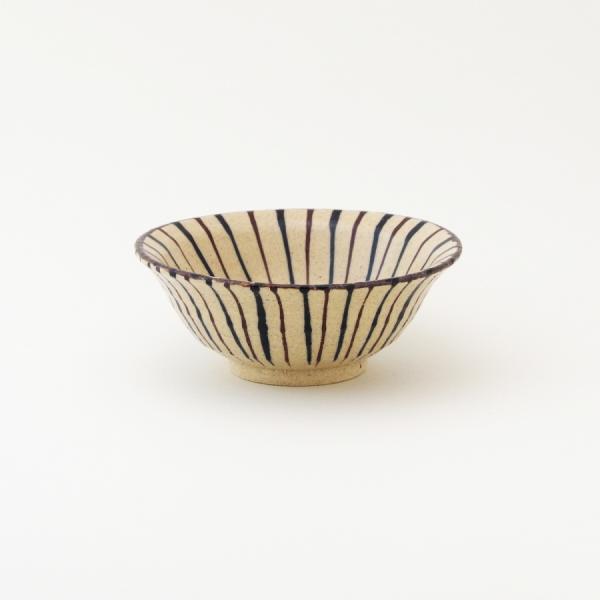 二色十草 三寸千代口（小鉢） 橙/青 小春花窯 瀬戸焼 伝統工芸品 民藝