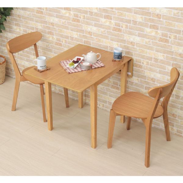ダイニングテーブルセット 60/80/100cm wdl100bata3cote351ok ナチュラルオーク色 板座 ファブリック 両