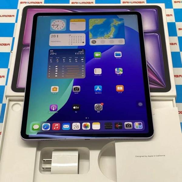 iPad Air 128GB Wi-Fiモデル (M3) Air 13インチiPad MCNL4J/A アップル(Apple) 美品 パープル 128GB Wi-Fi 第6世代 13インチ iPad本体