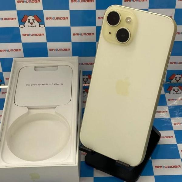 【美品】iPhone 15 128GB イエロー SIMフリー MTMK3J/A iPhone 15 128GB - イエロー（SIMフリー）[整備済製品] - Apple