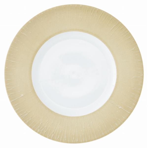 光洋陶器 ルミネール ゴールドベージュ 27.5cmリムプレート KOYO 光洋