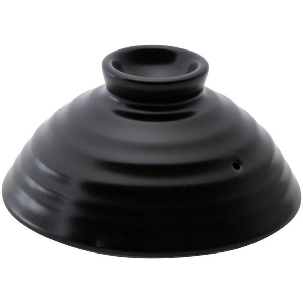 光洋陶器 ご飯炊き 2合炊き 黒 蓋のみ KOYO 光洋 19831102 耐熱食器