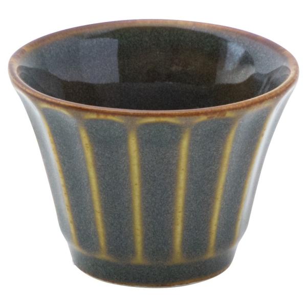 オシャレな美濃焼の器。しっかりとした作りで家庭用はもちろん飲食店などでの業務用食器としておすすめです。サイズ：直径5.5×高さ4 (cm)　 満水容量：約40cc重さ：約38g材質：陶磁器、美濃焼、日本製※陶磁器製造の性質上、サイズ、容量等...