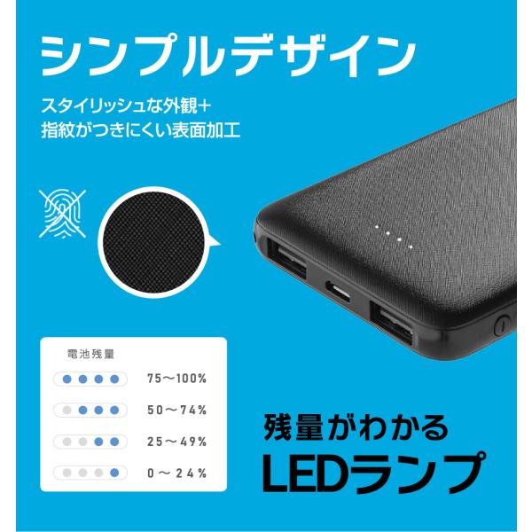 �֗�������y�ʏ��^���o�C���o�b�e���[ �������� ������ | ���^ �}�� 5000mAh ���o�C���o�b�e���[ Oshimoba LITE ���i�摜5
