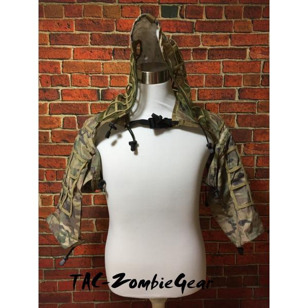 【個人製作品】ギリージャケット Multicam MR 難燃性素材使用 個人製作品】ギリージャケット Multicam MR 難燃性素材使用 S