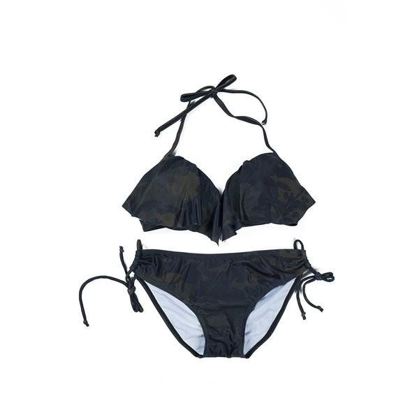 水着 フレアトップスプリット ビキニ MulticamBlack マルチカム