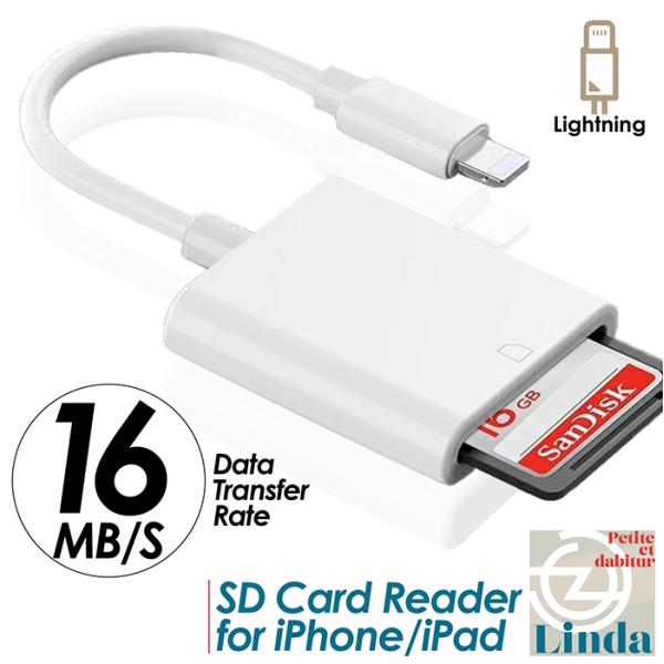 SDカードリーダー iPhone SD カードリーダー SDカード usb microsd PC apple 写真 メモリー スティック ライトニング カメラ データ転送 usb3.0
