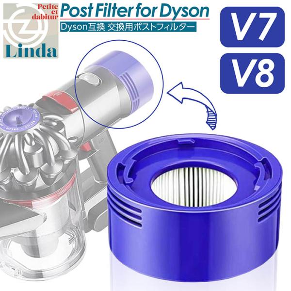 Dyson ダイソン 掃除機フィルター ポストフィルター ポストモーター V7 V8 SV10 SV11 H11シリーズ 互換品 フィルター 予備 交換 交換フィルター アタッチメント