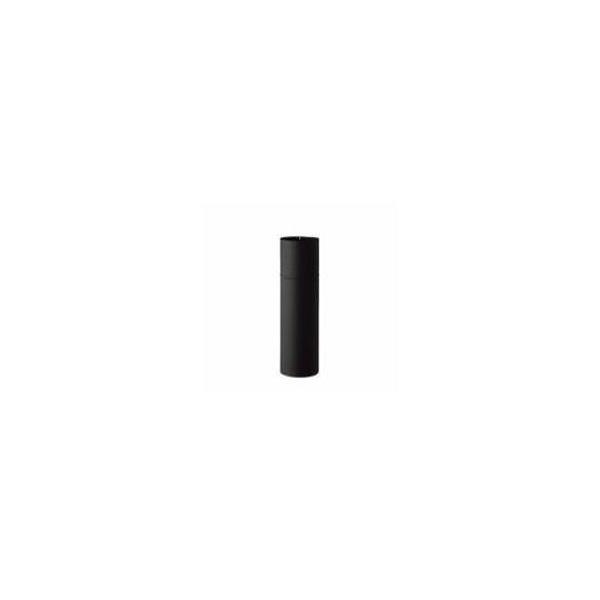 ステンレス 黒耐熱 煙突 半直筒 φ150mm×H455mm 厚み0.3mm [半筒] : ザ