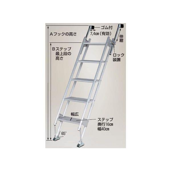 ハセガワ ハラックス マルチステッパー MTS-40-5-1800S 多目的階段 