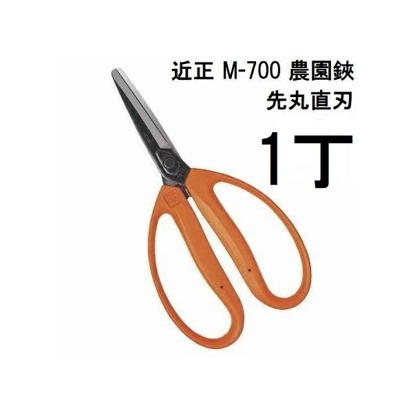 CHIKAMASA（近正） (標準包装) 農園鋏 M-700 青果鋏 玉ねぎ収穫鋏 先丸
