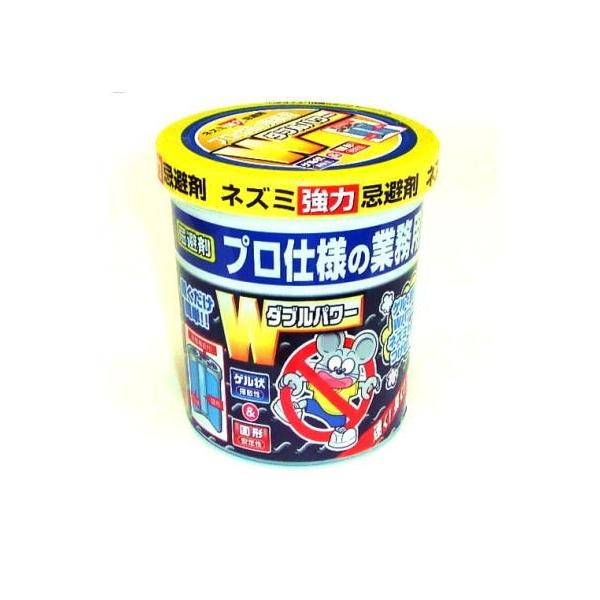 プロ仕様の業務用 ネズミ強力忌避剤 ダブルパワー ゲル状&固形