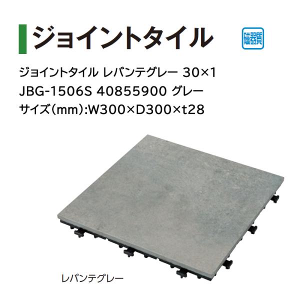 タカショー タイル・ストーン ジョイントタイル レバンテグレー 30×1