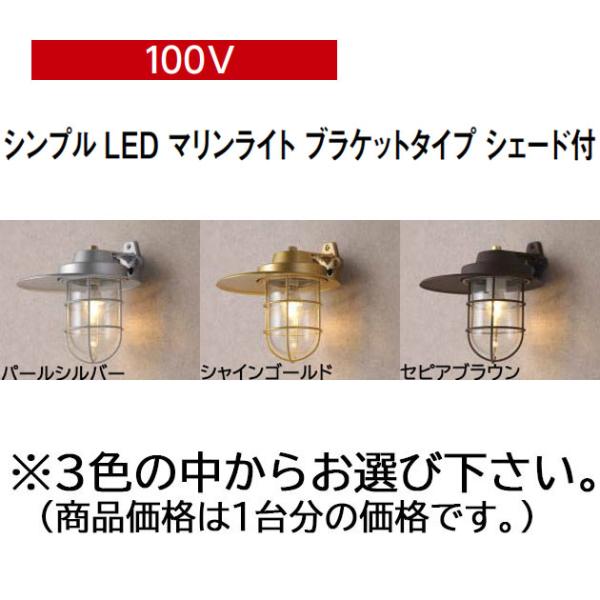 タカショー マリンライト (ウォールタイプ) 100V シンプル LED