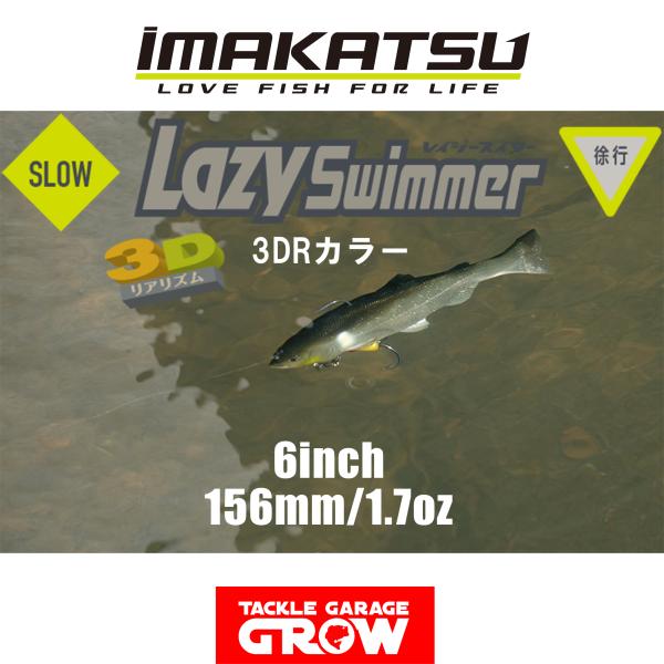 IMAKATSU イマカツ レイジースイマー6インチ 3DRカラー