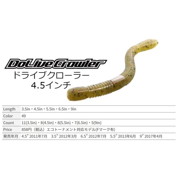 OSP ドライブクローラー 5.5インチ、4.5インチ、3.5インチ セット Dolive OSP ドライブクローラー4.5インチ【送料220円】 : タックル