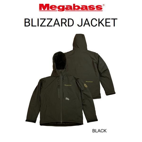 Megabass メガバス ブリザードジャケット ブラック Lサイズ Megabass メガバス ブリザードジャケット ブラック Lサイズ