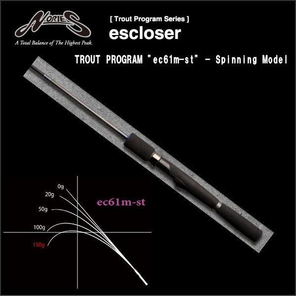 ノリーズ　エスクローザー61m-st マルキュー（MARUKYU） ノリーズ エスクローザー ec61m-st トラウト