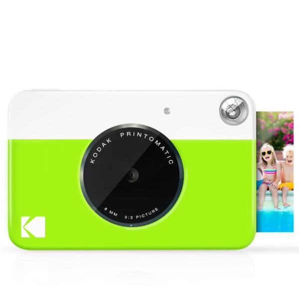 Kodak PRINTOMATIC デジタル インスタント プリント カメラ (緑)Zink