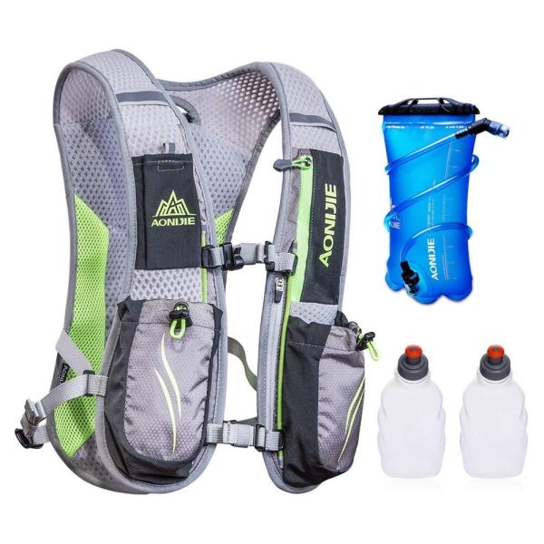Aonijie 水分補給パック 5.5L トレイルランニングベスト 2L ブラダーリザーバー マラソンハイドロバックパック