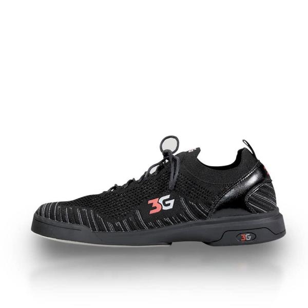 900 Global Mens Modern Bowling Shoes, Black, 8 US