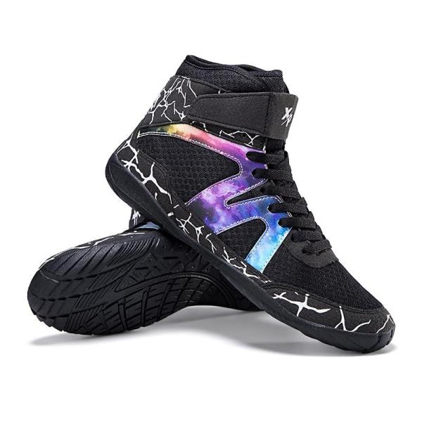 Usoway Boxing Shoes for Men and Youth, Anti-Slip Wrestling Shoes Men Youth