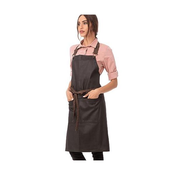 Chef Works シェフワークス ボルダー ワックスデニムルック ビブ
