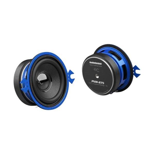 AudioControl - PNW Series 2.75” High-Fidelity Component Speakers (Pair) - Black/Blue