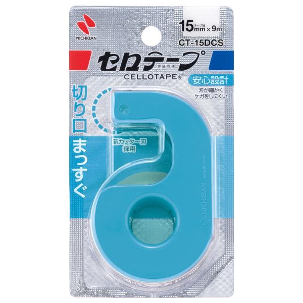 [ニチバン] セロテープ 小巻 カッターつき 15mm 空 CT-15DCS