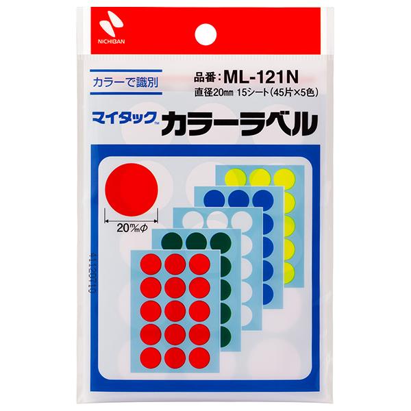 [ニチバン] マイタックΦ20mm 色込み ML-121N
