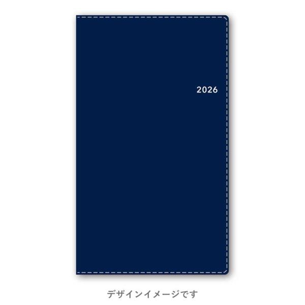 [Release date: February 6, 2026][NOLTY] 2026年4月始まり ポケットカジュアル1 (ネイビー)サイズ: コンパクト 153×90mmNOLTYの2026年4月始まりの手帳です。