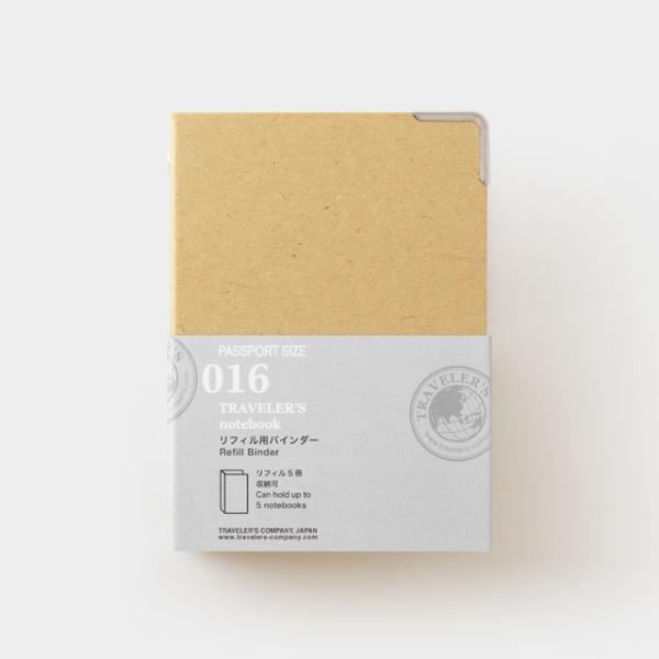 トラベラーズノート パスポートサイズ リフィル用バインダー 016