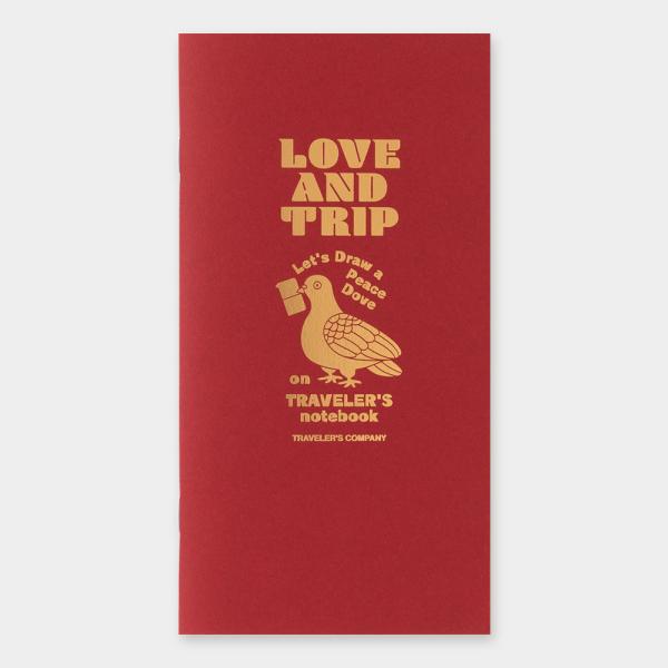 トラベラーズノート リフィル レギュラーサイズ 無罫 LOVE AND TRIP