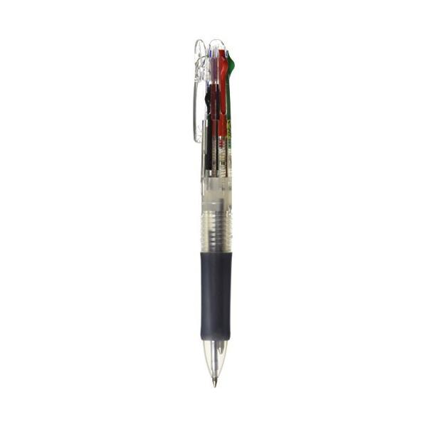 まとめ）ジョインテックス 多色ボールペン透明 3色 H038J-3C - 筆記具