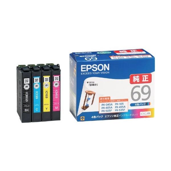 epson 純正インクカートリッジ ic4cl69 4色パックの人気商品 epson 純正インクカートリッジ ic4cl69 4色パックの人気商品