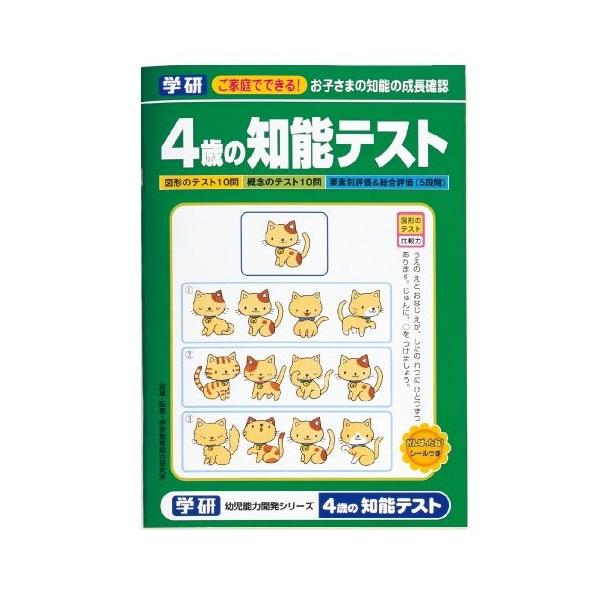 学研ステイフル 知能テスト 4歳 緑 N E オフィスジャパン 通販 Yahoo ショッピング