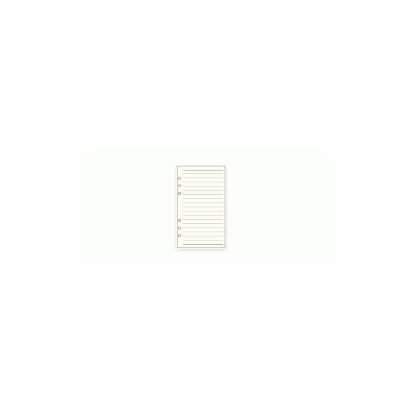 [ゆうパケット配送可]レイメイ藤井 Davinci ダヴィンチ システム手帳 リフィル 徳用ノート（6.5mm罫）クリーム　DR337L